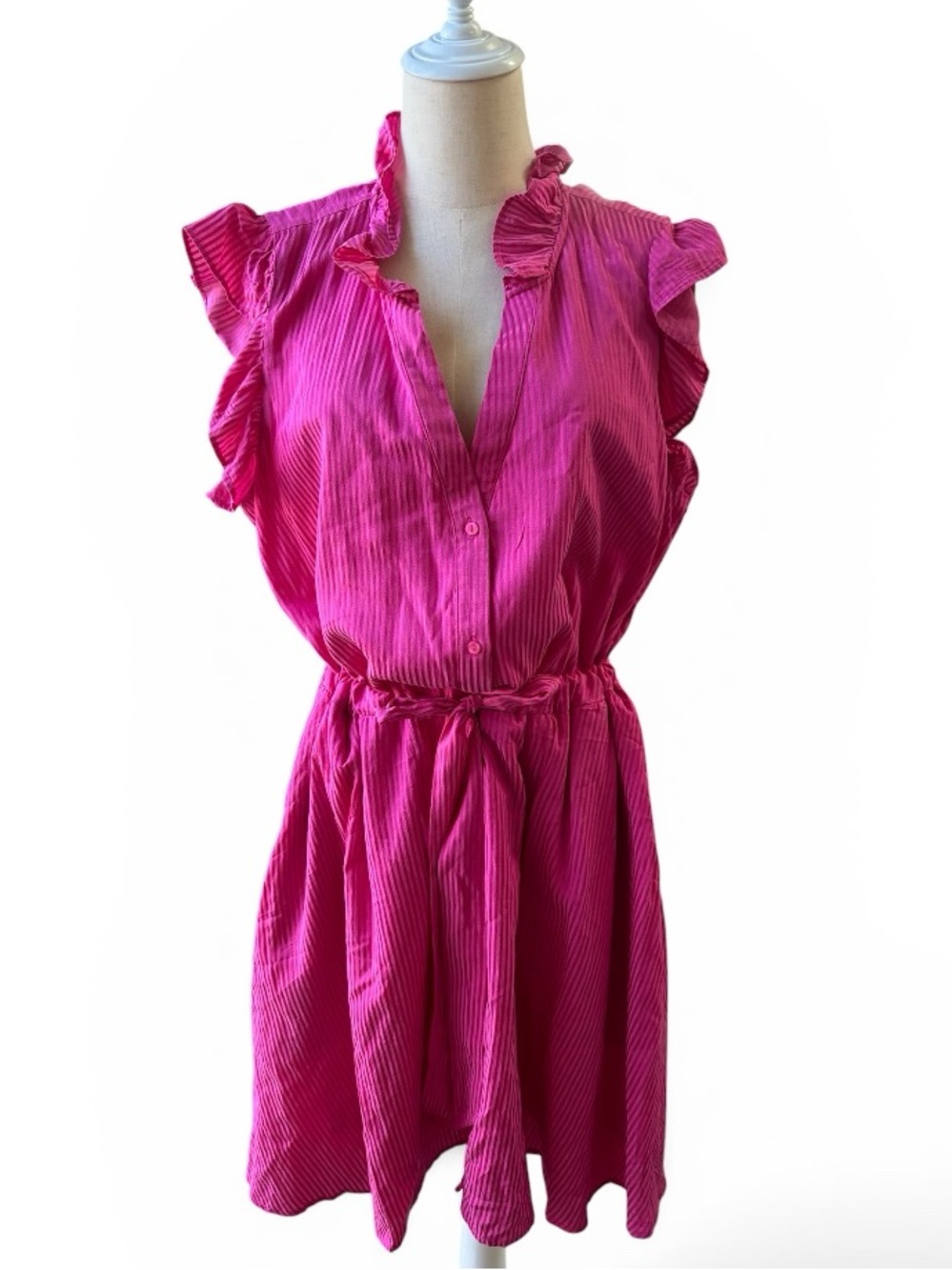 ON 34th Pink Striped Dress